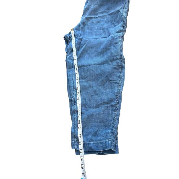 J. Jill Indigo Pure Jill Blue Chambray Denim Pull on Stretch Pants Medium Petite - Picture 14 of 15